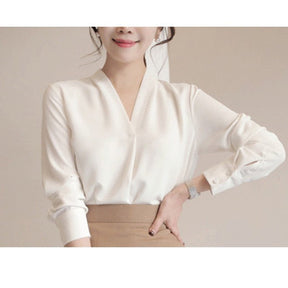 Camisa Feminina Social Lisa Gola V - Loja Luniva