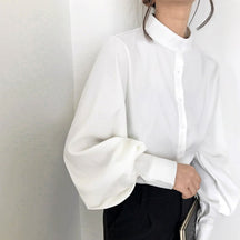 Camisa Feminina Social Manga Longa - Loja Luniva