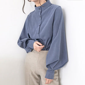 Camisa Feminina Social Manga Longa - Loja Luniva