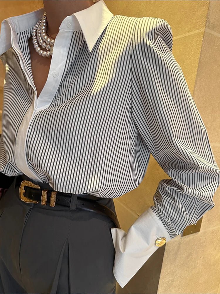 Camisa Feminina Social Manga Longa Hortência - Loja Luniva