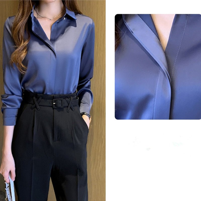 Camisa Feminina Social Viena Santis - Loja Luniva