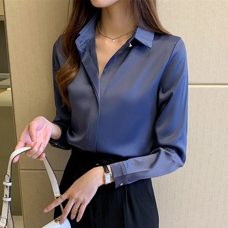 Camisa Feminina Social Viena Santis - Loja Luniva