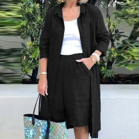 Conjunto De Linho Feminino Abbia - Loja Luniva