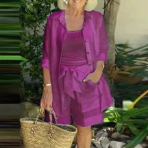 Conjunto De Linho Feminino Abbia - Loja Luniva