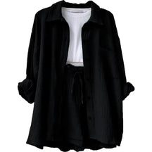 Conjunto Feminino Camisa Longa e Shorts - Loja Luniva