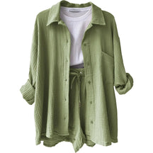 Conjunto Feminino Camisa Longa e Shorts - Loja Luniva