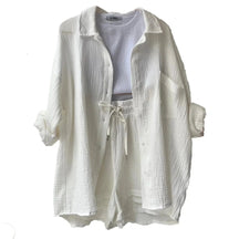 Conjunto Feminino Camisa Longa e Shorts - Loja Luniva