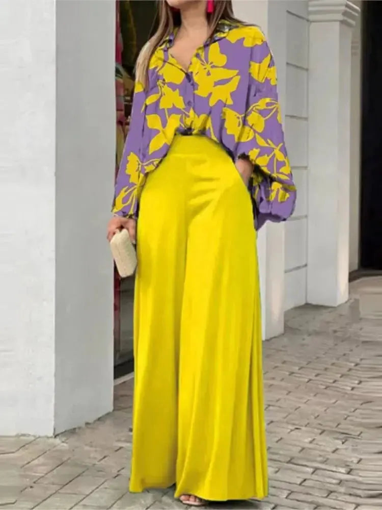 Conjunto Feminino Estampado Lavinia - Loja Luniva