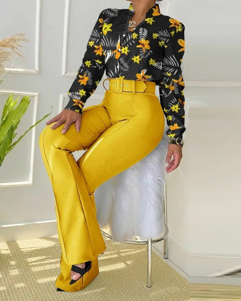 Conjunto Feminino Floral - Loja Luniva