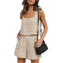 Conjunto Feminino Short e Blusa De Algodão - Loja Luniva