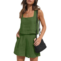 Conjunto Feminino Short e Blusa De Algodão - Loja Luniva