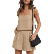Conjunto Feminino Short e Blusa De Algodão - Loja Luniva