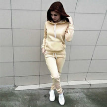Conjunto Moletom Feminino Com Capuz - Loja Luniva