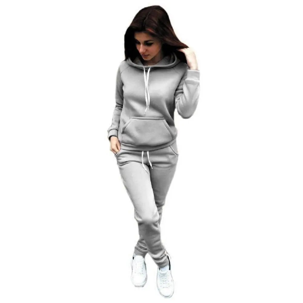 Conjunto Moletom Feminino Com Capuz - Loja Luniva