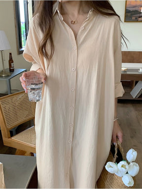 Vestido Chemise Longo - Loja Luniva