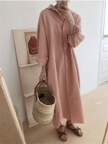 Vestido Chemise Longo - Loja Luniva