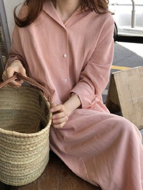 Vestido Chemise Longo - Loja Luniva