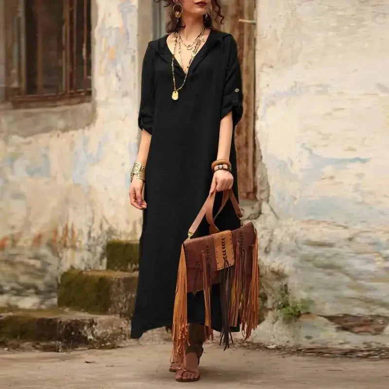 Vestido com Capuz - Donna - Loja Luniva