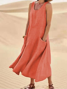 Vestido De Linho - Alicie - Loja Luniva
