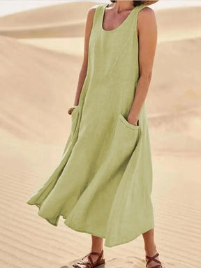 Vestido De Linho - Alicie - Loja Luniva
