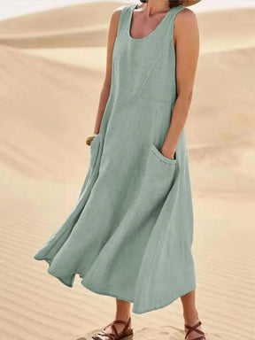 Vestido De Linho - Alicie - Loja Luniva