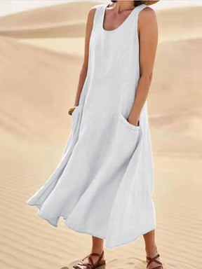 Vestido De Linho - Alicie - Loja Luniva