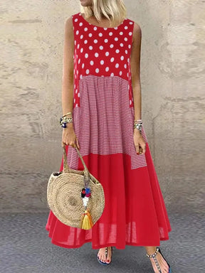 Vestido De Linho Estampado Livona - Loja Luniva