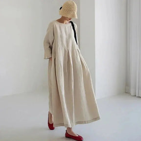 Vestido de Linho Longo - Loja Luniva