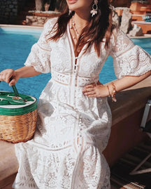 Vestido de Renda Abby - Loja Luniva