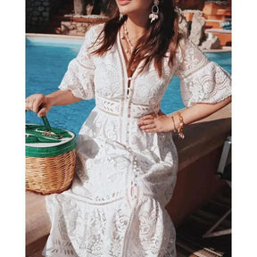 Vestido de Renda Abby - Loja Luniva