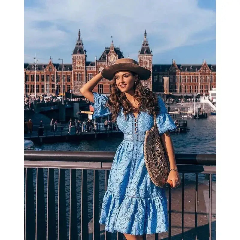 Vestido de Renda Abby - Loja Luniva