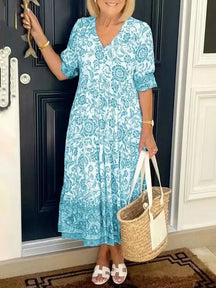 Vestido Estampado Helonis - Loja Luniva
