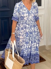 Vestido Estampado Helonis - Loja Luniva