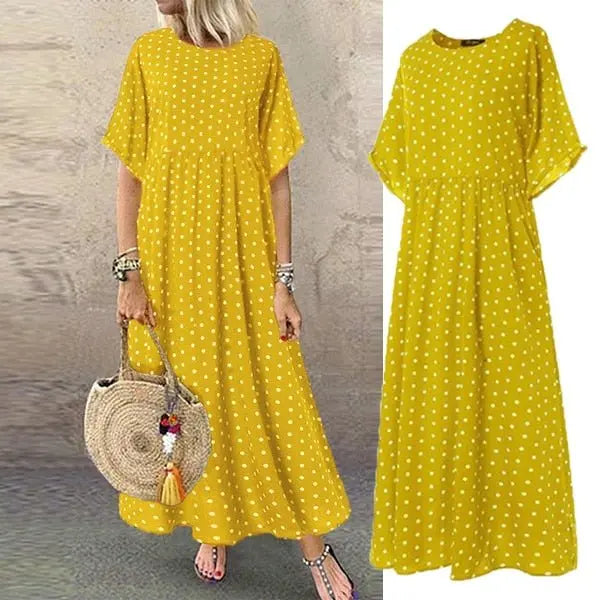 Vestido Estampado Vintage - Libi - Loja Luniva