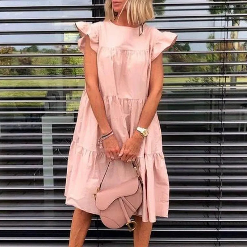 Vestido Evasê Dina - Loja Luniva