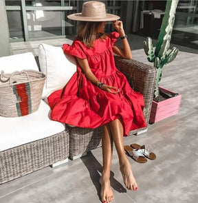Vestido Evasê Dina - Loja Luniva