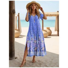 Vestido Feminino Casual Floral Quênia - Loja Luniva