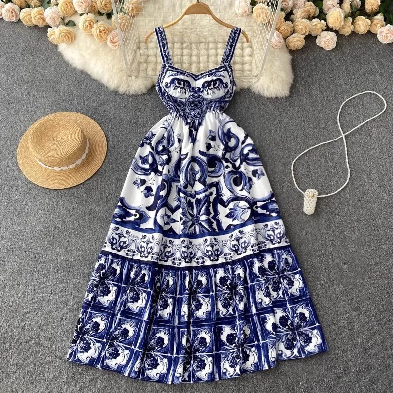 Vestido Feminino com Alça Spaghetti Fabienne - Loja Luniva