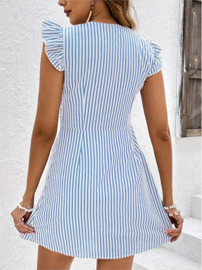 Vestido Feminino Curto com Gola V Talissa - Loja Luniva