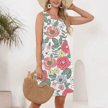 Vestido Feminino Curto Estampado Iolanda - Loja Luniva