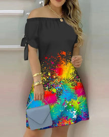 Vestido Feminino Curto Estampado Ondina - Loja Luniva