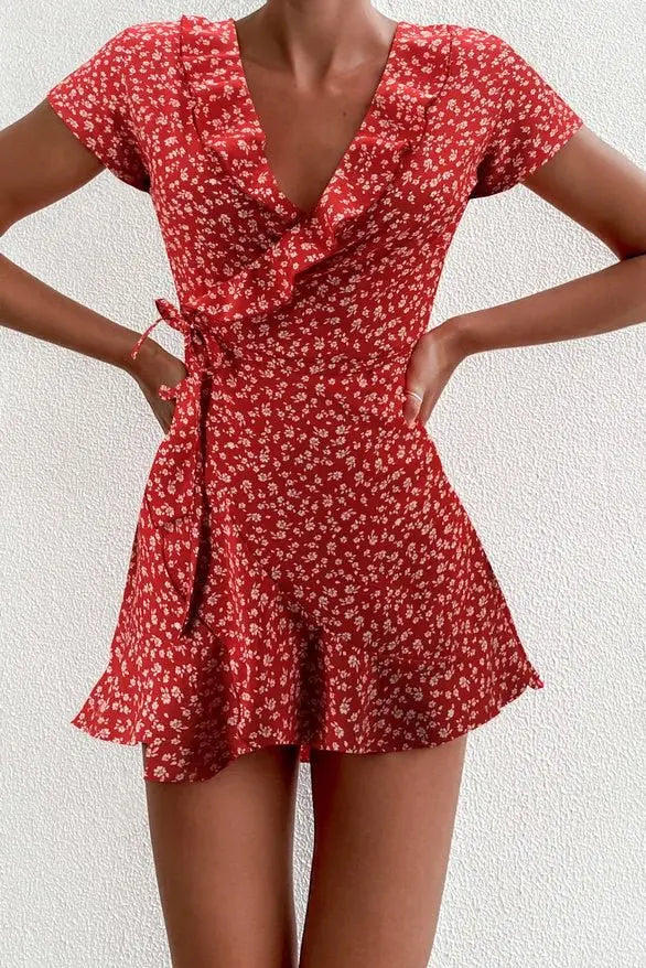 Vestido Feminino Curto Floral - Loja Luniva