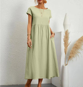 Vestido Feminino de Manga Curta Calíope - Loja Luniva