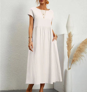 Vestido Feminino de Manga Curta Calíope - Loja Luniva