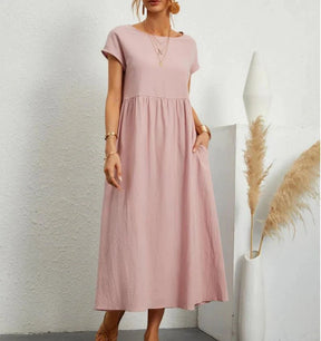 Vestido Feminino de Manga Curta Calíope - Loja Luniva