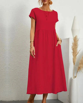 Vestido Feminino de Manga Curta Calíope - Loja Luniva