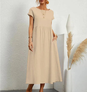 Vestido Feminino de Manga Curta Calíope - Loja Luniva