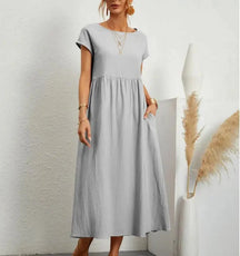 Vestido Feminino de Manga Curta Calíope - Loja Luniva