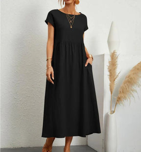 Vestido Feminino de Manga Curta Calíope - Loja Luniva