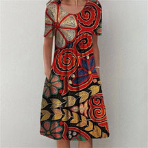 Vestido Feminino Estampado Elvira - Loja Luniva
